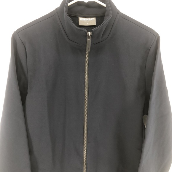 32 Degrees Heat Men's Full Zip Regular Fit Stand Collar Jacket, BLUE ,  Small - Picture 1 of 8